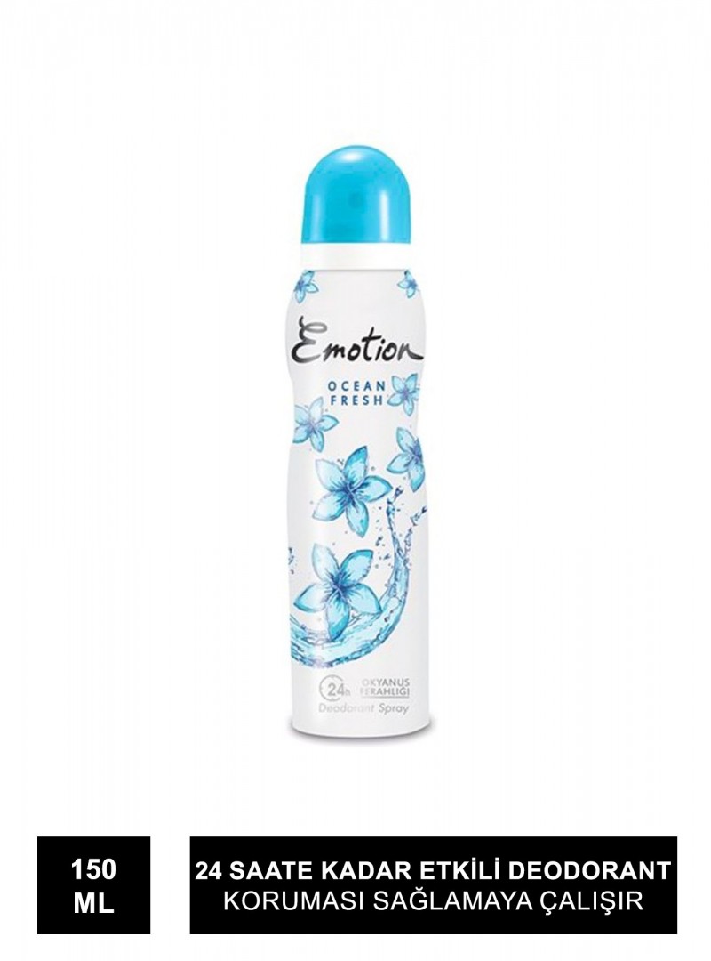 Emotion Ocean Fresh Kadın Deodorant 150 ml (S.K.T 02-2026)