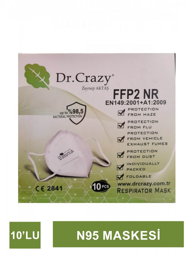 MINION DR.CRAZY Maske FFP2 N95 10'LU Box