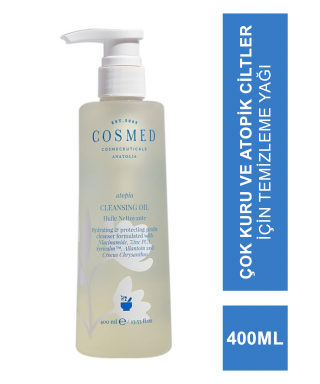 Cosmed Atopia Cleansing Oil 400 ml Temizleme Yağı