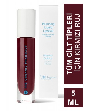 The Organic Pharmacy No Plumping Liquid Lipstick - Red 5 ml