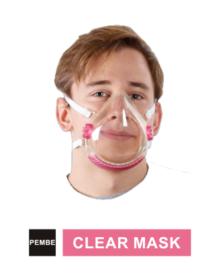 Dentac T-Mask Clear Mask ( Pembe )