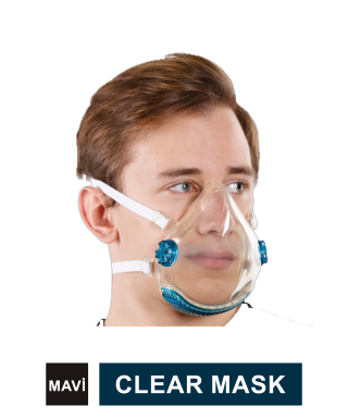 Dentac T-Mask Clear Mask ( Mavi )