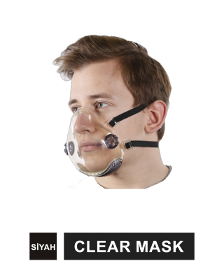 Dentac T-Mask Clear Mask ( Siyah )