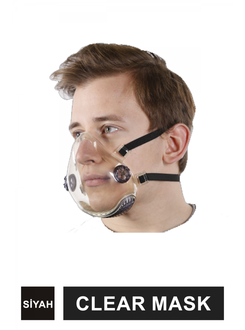 Dentac T-Mask Clear Mask ( Siyah )