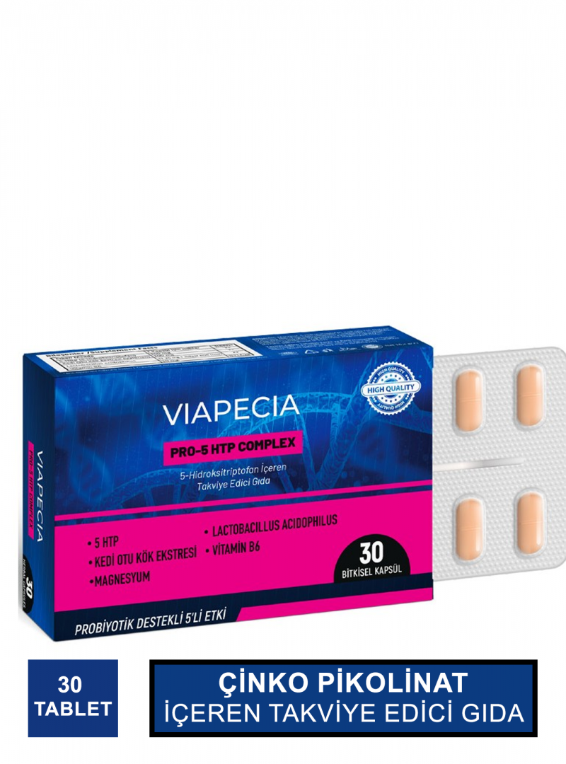 Viapecia Pro 5-Htp Complex 30 Kapsül