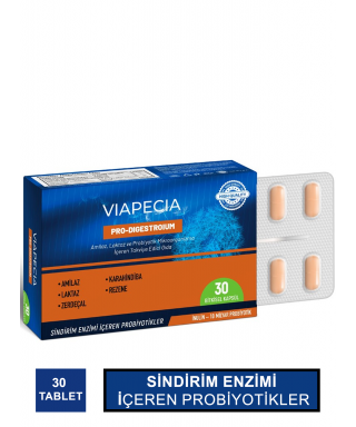 Viapecia  Pro Digestroium 30 Kapsül