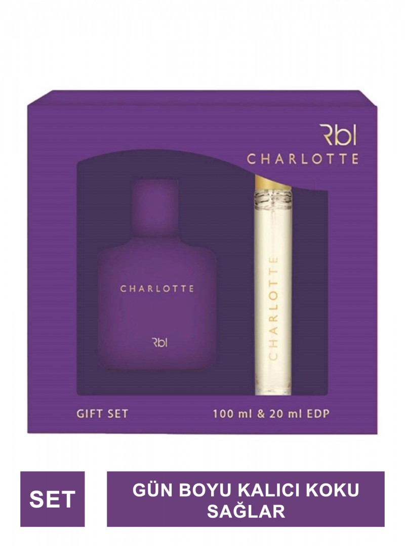 Rebul Charlotte Edp 100+20 ml Kadın Parfüm Set