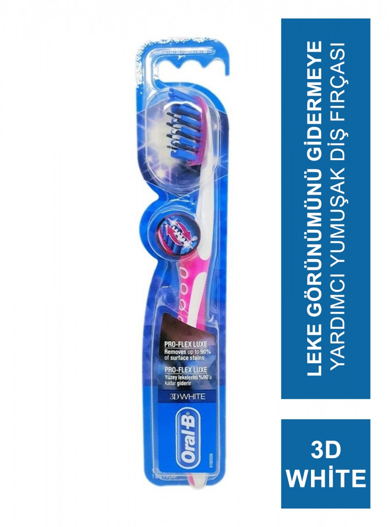 Oral-B 3D White Pro-Flex Luxe Diş Fırçası Soft