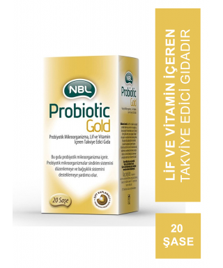 NBL Probiotic Gold 20 Stick Saşe (S.K.T 07-2024)