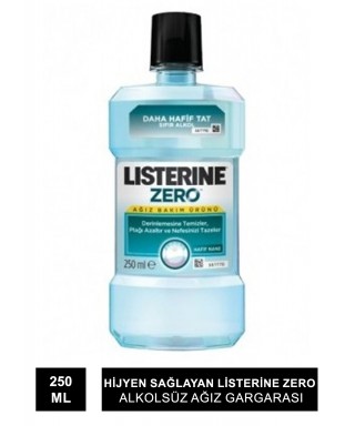 Listerine Zero Alkolsüz Ağız Gargarası 250 ml - Hafif Nane