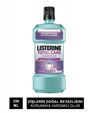 Listerine Total Care Sensitive Ağız Gargarası 250 ml - Hafif Nane