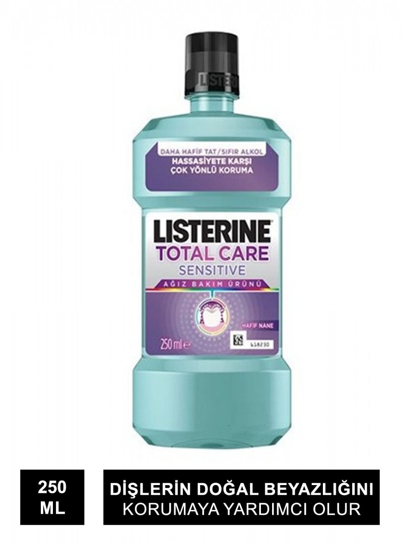 Listerine Total Care Sensitive Ağız Gargarası 250 ml - Hafif Nane