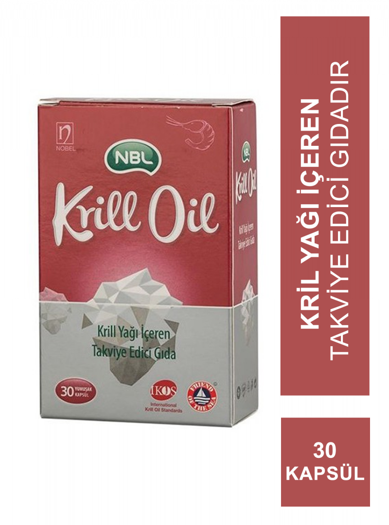 NBL Krill Oil 30 Yumuşak Kapsül (S.K.T 12-2024)