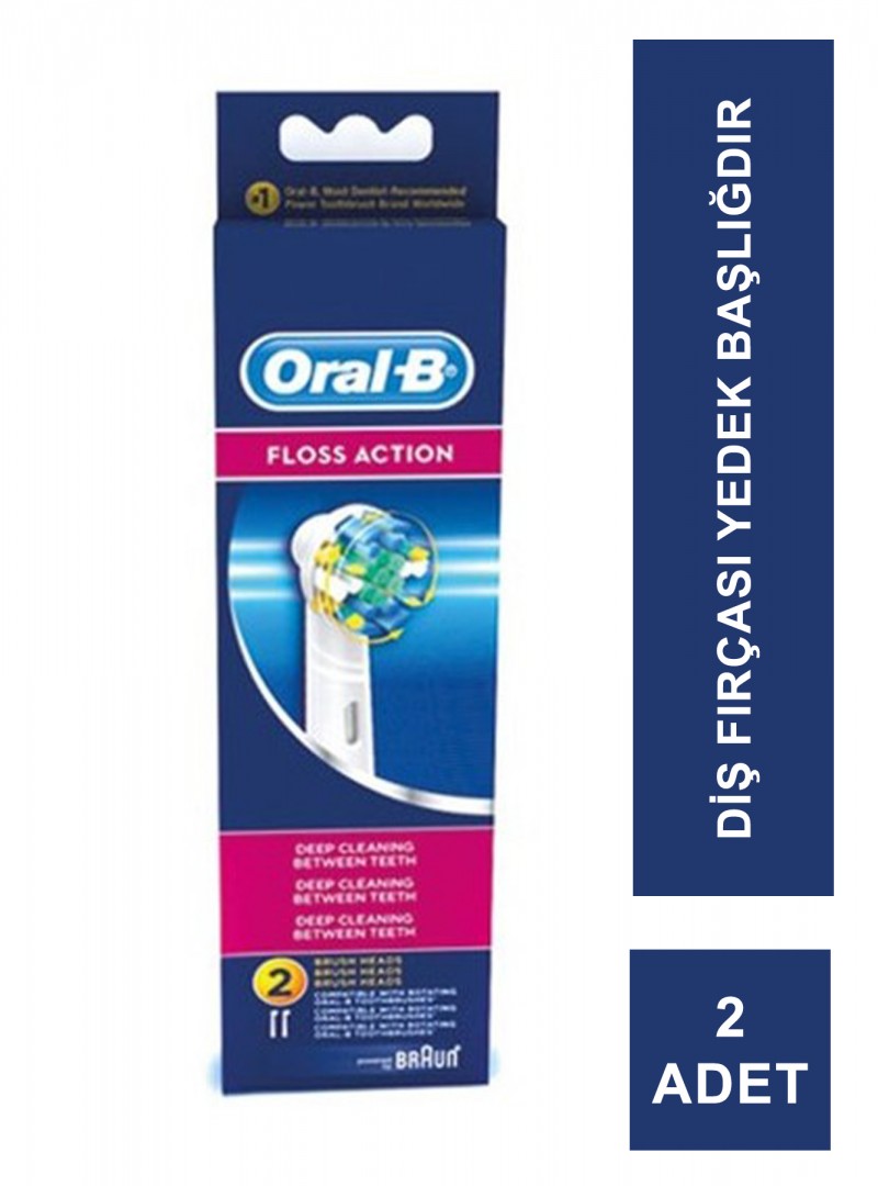 Oral-B Floss Action Diş Fırçası Yedek Başlığı 2 Adet