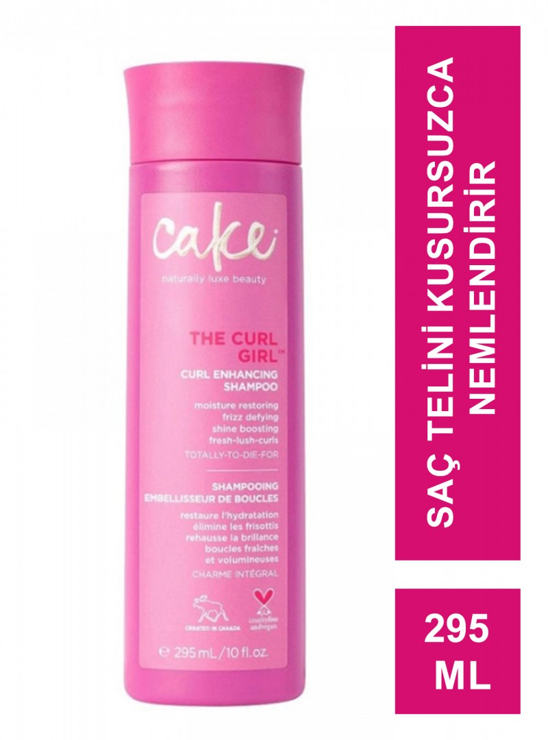 Cake The Curl Girl Dalgalı Saçlar için Güçlendirici Şampuan 295 ml