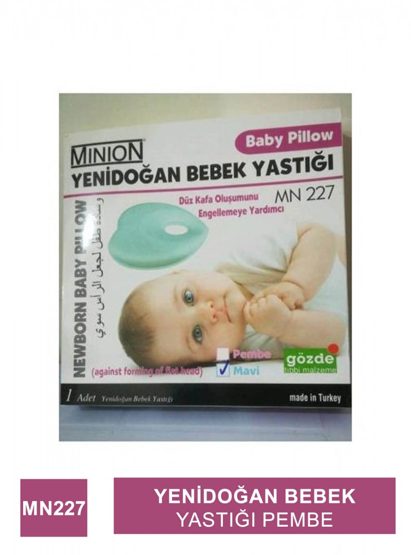 Minion Yenidoğan Bebek Yastığı Pembe Mn 227