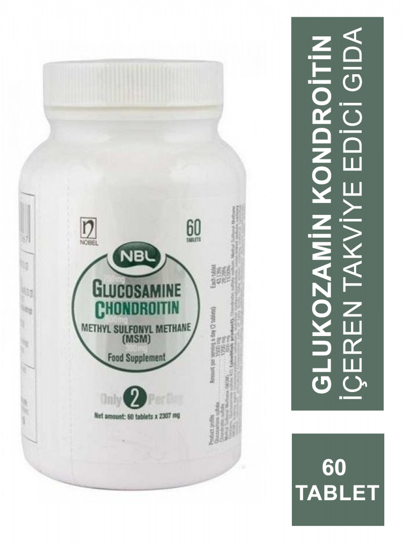 NBL Glukozamin Kondroitin Msm 60 Tablet