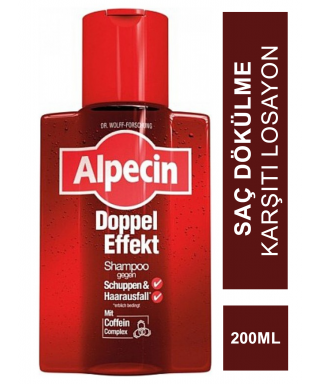 Alpecin Double Effect Shampoo Dökülme ve Kepek Karşıtı Şampuan 200 ml