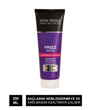 John Frieda Frizz Ease Flawlessly Straight Shampoo 250 ml Kusursuz Düzlükte Saçlar İçin Şampuan