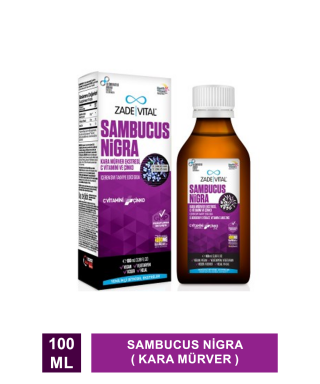 Zade Vital Sambucus Nigra ( Kara Mürver ) Sıvı Takviye Edici Gıda 100 ml