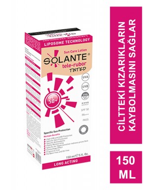 Solante Tele-Rubor Tinted Spf50 Losyon 150ml