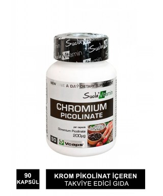 Suda Vitamin Chromium Picolinate 90 Kapsül (S.K.T 02-2025)