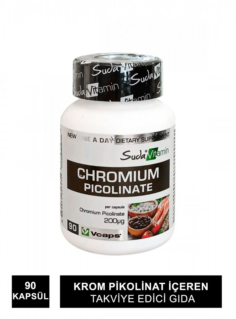 Suda Vitamin Chromium Picolinate 90 Kapsül (S.K.T 02-2025)