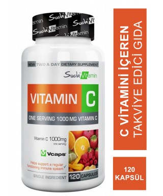 Suda Vitamin Vitamin C 1000mg 120 Kapsül