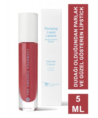 The Organic Pharmacy No Lipstick Plumping Liquid - Coral 5 ml