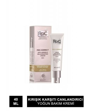 Roc Pro-Correct Anti-Wrinkle Rich Cream - Kırışık Karşıtı Canlandırıcı Yoğun Bakım Kremi 40 ml