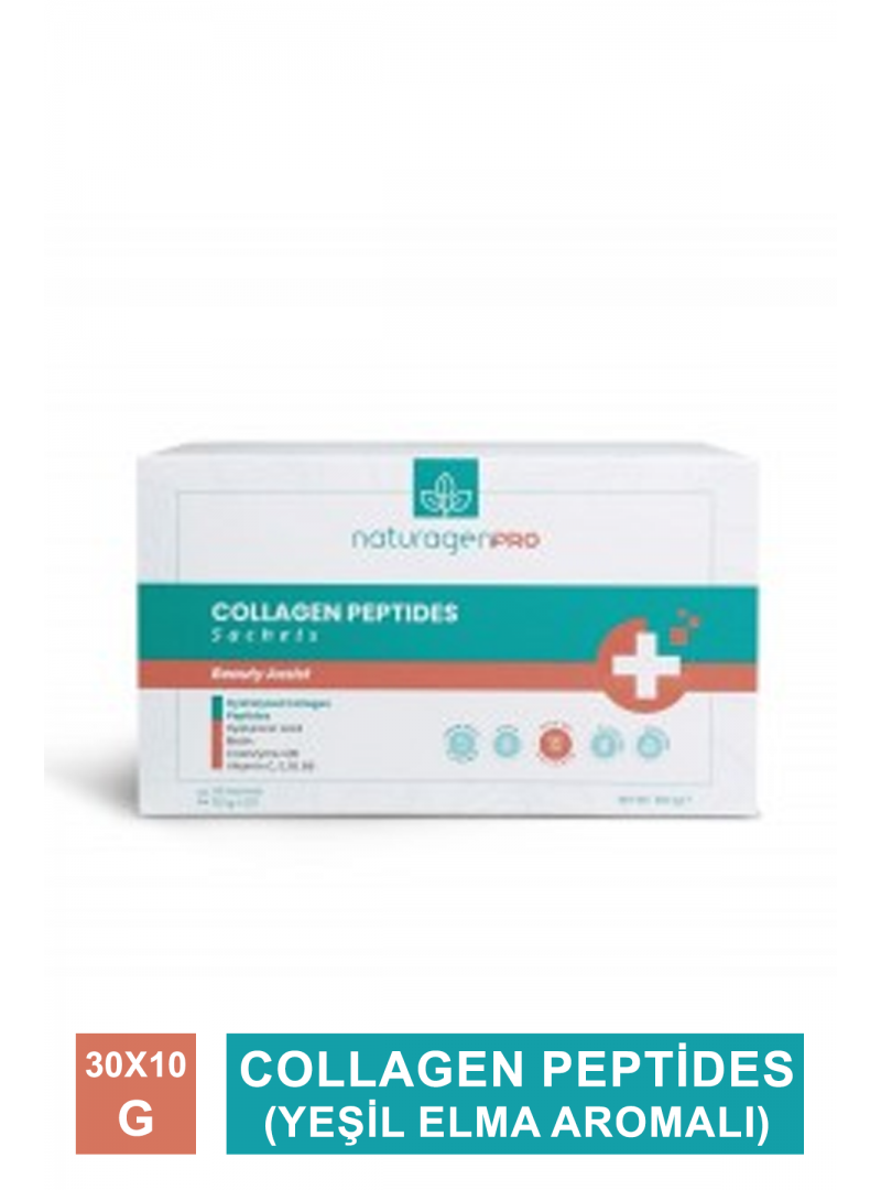 Naturagen Pro Collagen Peptides ( Yeşil Elma Aromalı ) 30 x 10 g (S.K.T 02-2025)