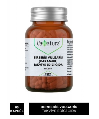 Venatura Berberis Vulgaris Takviye Edici Gıda 60 Kapsül