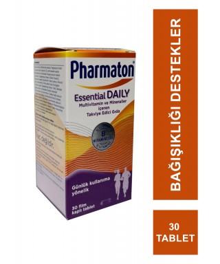 Pharmaton Essential Daily Takviye Edici Gıda 30 Tablet (S.K.T 04-2024)