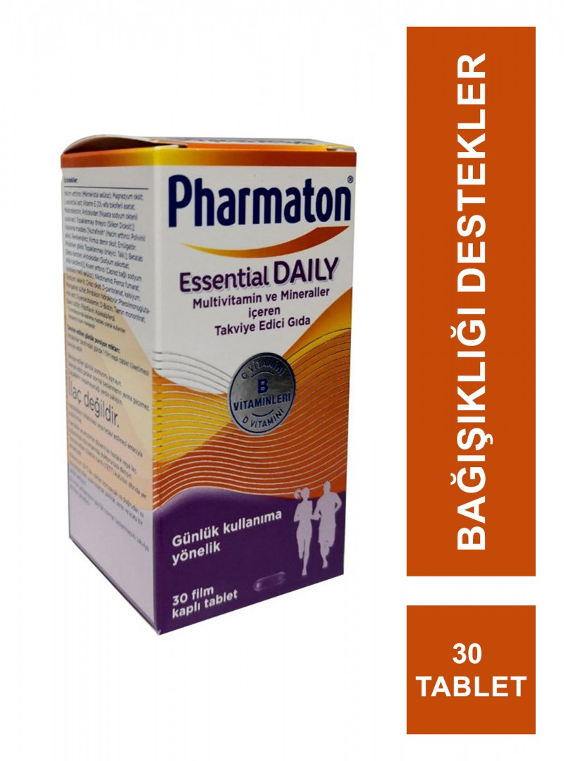 Pharmaton Essential Daily Takviye Edici Gıda 30 Tablet (S.K.T 04-2024)