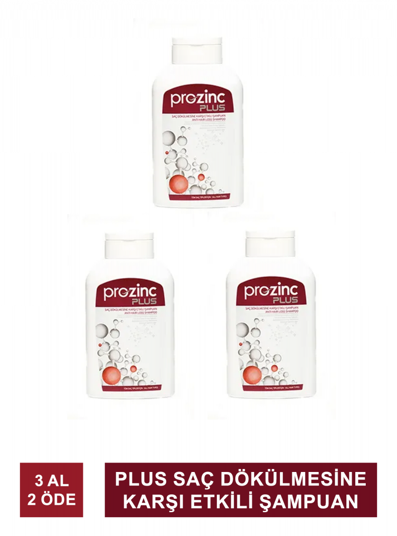 Prozinc Plus Saç Dökülmesine Karşı Etkili Şampuan 3 AL 2 ÖDE