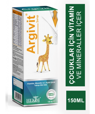 Argivit  Multivitamin Takviye Edici Gıda Şurup 150 ml