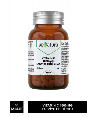 Venatura Vitamin C 1000 mg Takviye Edici Gıda 30 Tablet