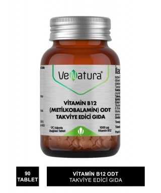 Venatura Vitamin B12 Odt Takviye Edici Gıda 90 Tablet