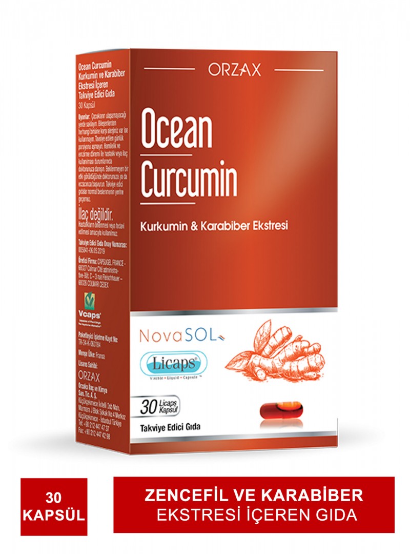 Ocean Curcumin 30 Kapsül