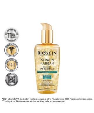 Bioxcin Keratin & Argan Onarıcı Saç Bakım Yağı 150 ml