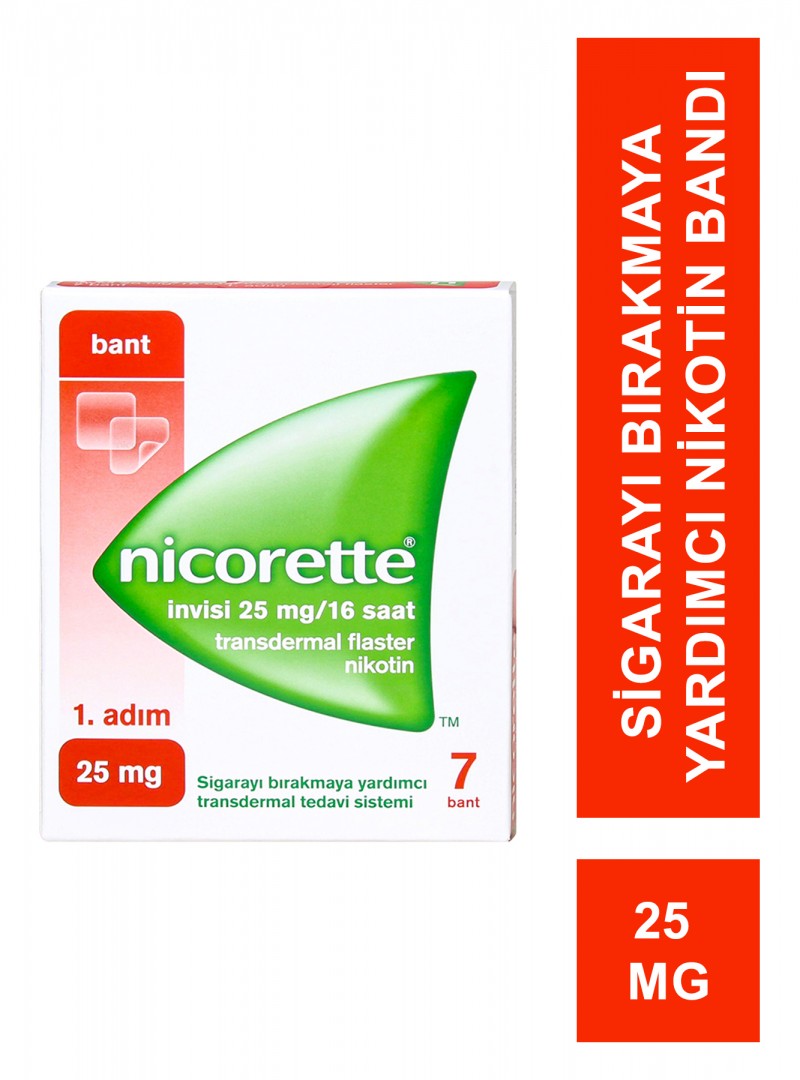 Nicorette Invisi 1.adım 25 Mg 7 Nikotin Bandı