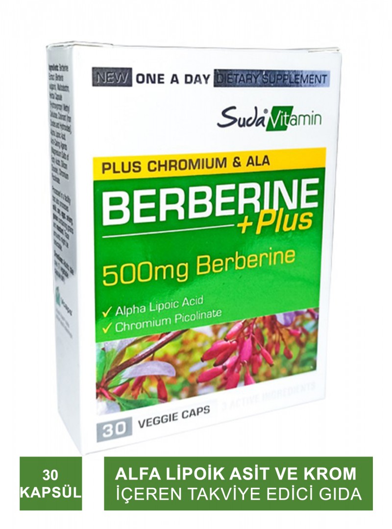 Suda Vitamin Berberine Plus 30 Kapsül