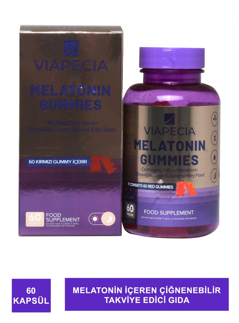 Viapecia Melatonin Gummies 60 Yumuşak Kapsül