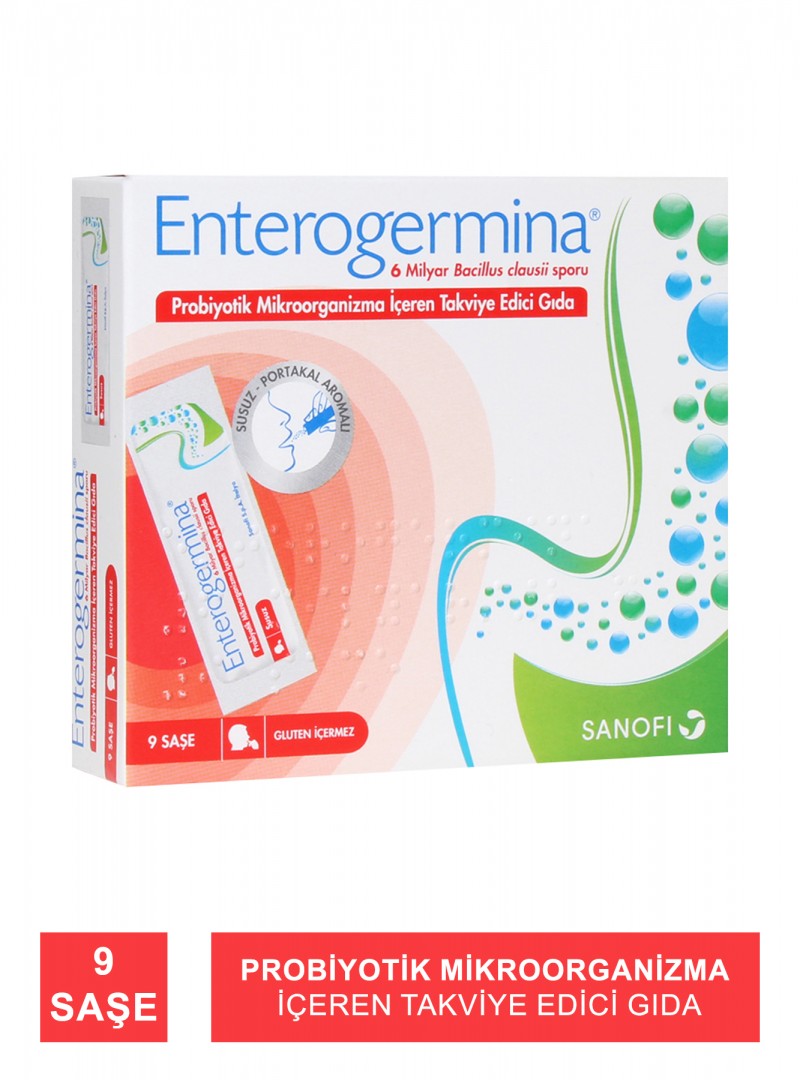 Enterogermina 6 Milyar Probiyotik Mikroorganizma İçeren 9 Şase