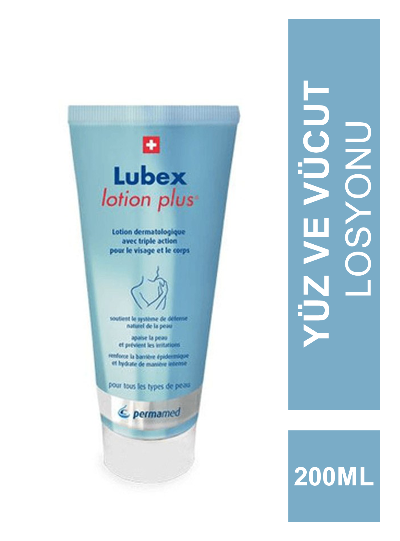 Outlet  - Lubex Lotion Plus 200 ml (S.K.T 07-2023)