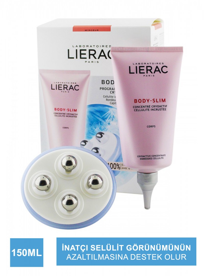 Lierac Body Slim Cryoactive Slimming Program Selülit Karşıtı Vücut Bakım Kremi 150ml + Masaj Başlığı