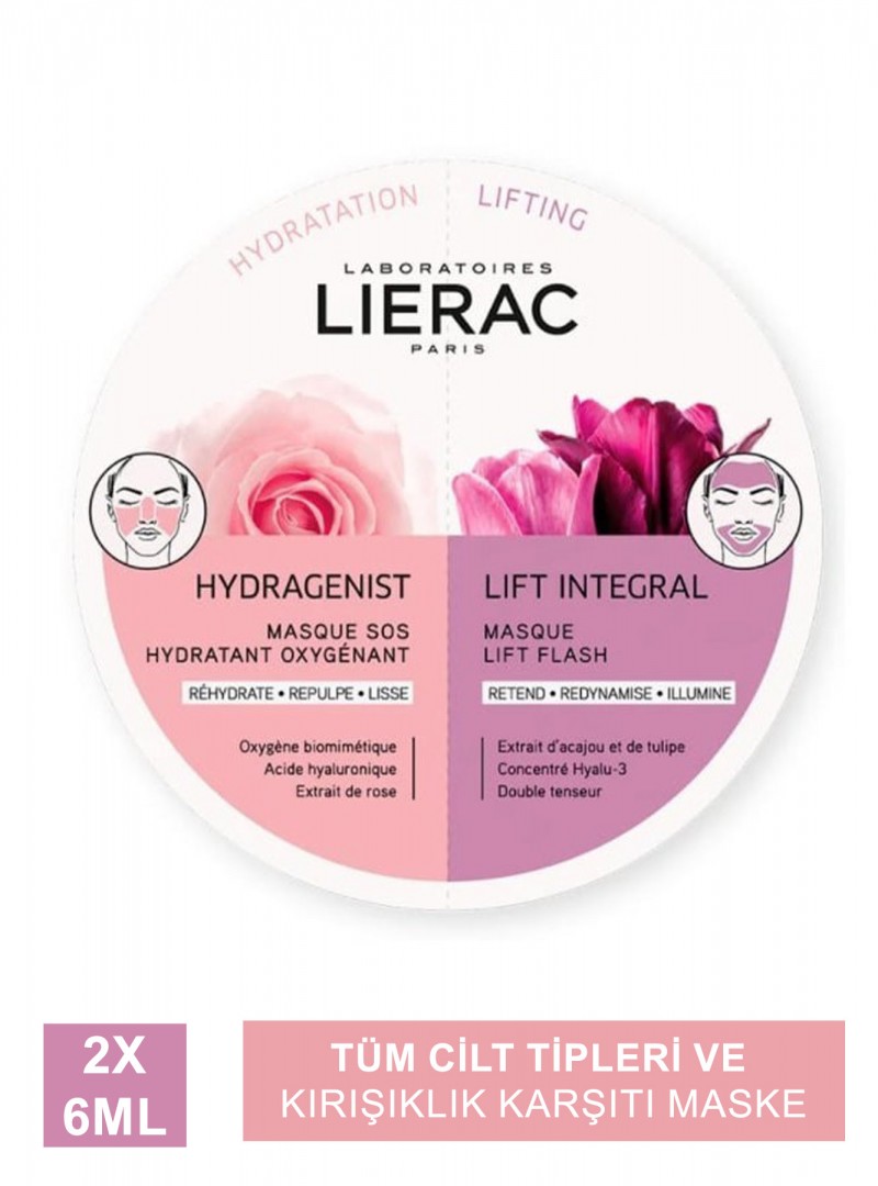 Lierac Hydragenist & Lift İntegral Duo Mask 2x6 ml