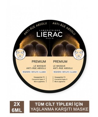Lireac Premium Supreme Mask ( Yaşlanma Karşıtı Maske ) 2x6ml