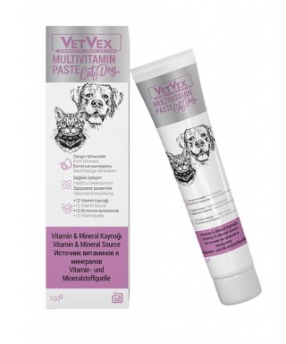 VetVex Multivitamin Kedi Köpek Vitamin & Mineral Kaynağı 100 gr