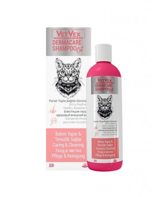 VetVex Dermacare Kedi Şampuanı 200 ml